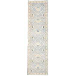 Rug Ziegler Pakistan 81x298 Sky Blue Cream Peac