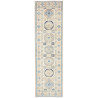 Rug Kazak Afghanistan 83x289 Ivory Cream Sky Bl
