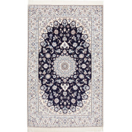 Hand Made Rug Nain 6la Persia 157x252 Dark Blue