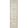 Rug Kazak Afghanistan 84x294 Aqua Cream Dark Bl