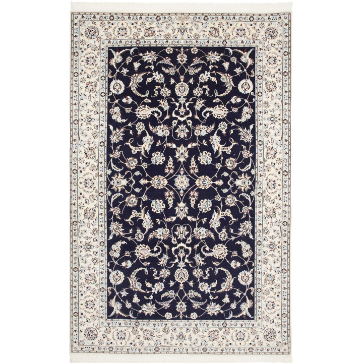 Tappeto Originale Nain 6la Persia 161x248 Blu N