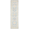Rug Kazak Afghanistan 83x298 Sky Blue Cream Bei