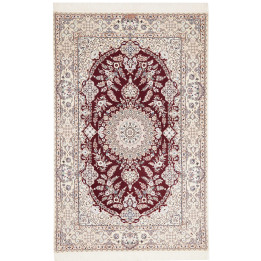 Hand Made Rug Nain 6la Persia 128x200 Burgundy