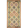 Kilim 101x202 Cm Kilim, Afghanistan, Hand-carded Wool (warp: