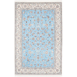 Tappeto Originale Nain 6la Persia 160x244 Azzur