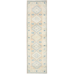 Rug Kazak Afghanistan 54x302 Peach Beige Light