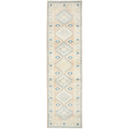 Rug Kazak Afghanistan 54x302 Peach Beige Light