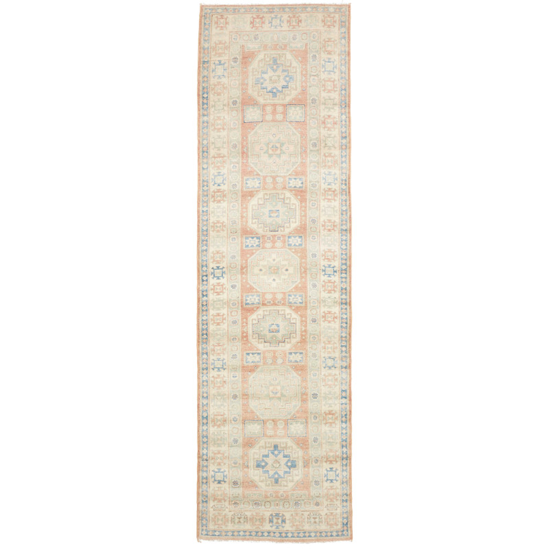 Rug Kazak Afghanistan 84x300 Beige Cream Terrac