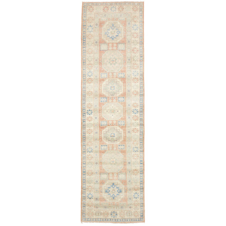 Rug Kazak Afghanistan 84x300 Beige Cream Terrac