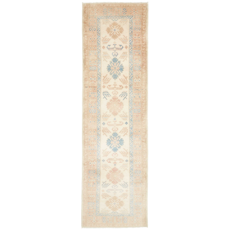 Rug Kazak Afghanistan 81x276 Cream Beige Peach