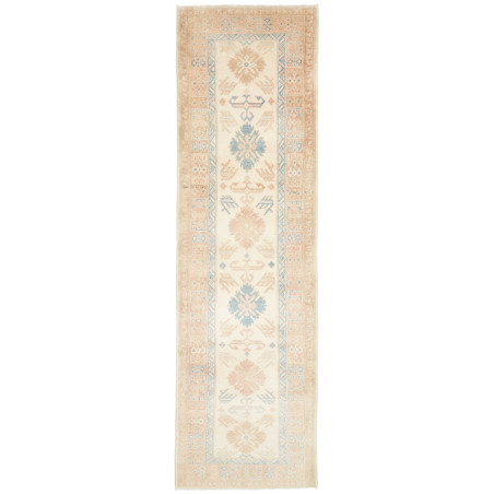 Rug Kazak Afghanistan 81x276 Cream Beige Peach