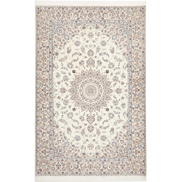 Hand Made Rug Nain 6la Persia 141x214 Ivory Blu