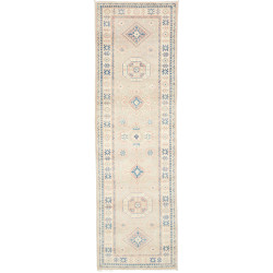 Rug Kazak Afghanistan 87x284 Light Beige Delica