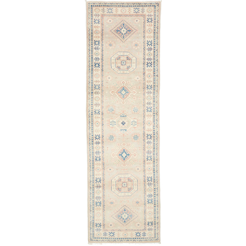 Rug Kazak Afghanistan 87x284 Light Beige Delica