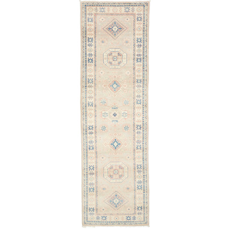 Rug Kazak Afghanistan 87x284 Light Beige Delica