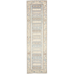 Rug Kazak Afghanistan 88x328 Light Blue Cream B