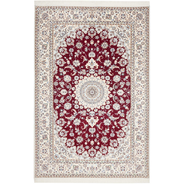 Tappeto Originale Nain 6la Persia 163x245 Rosso
