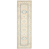 Rug Kazak Afghanistan 85x285 Cream Light Blue P