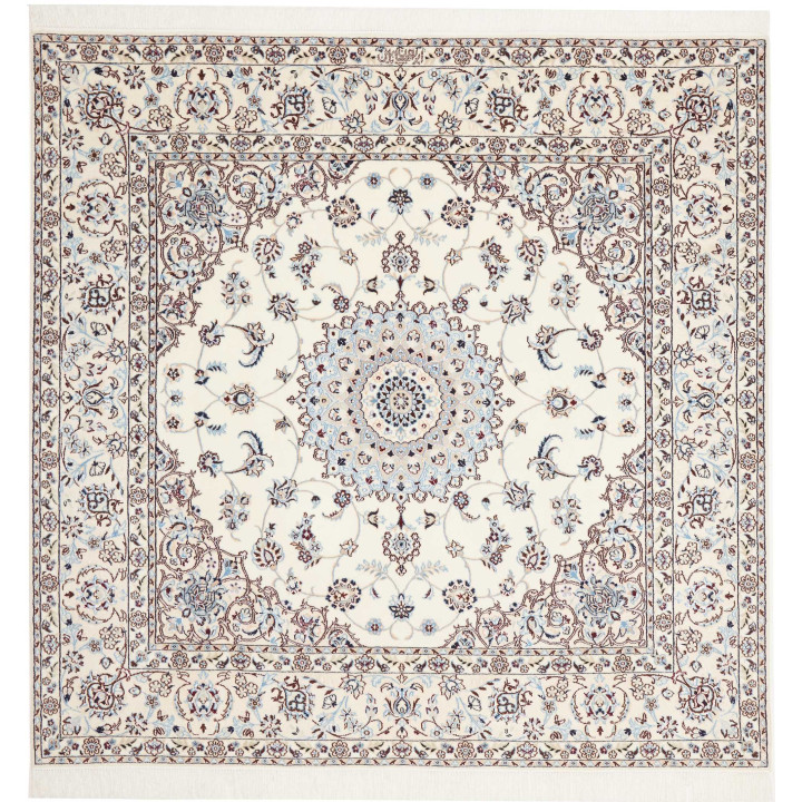 Hand Made Rug Nain 6la Persia 164x163 Ivory Blu