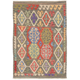 Hand Made Rug Kilim Afghanistan 101x146 Anthrac