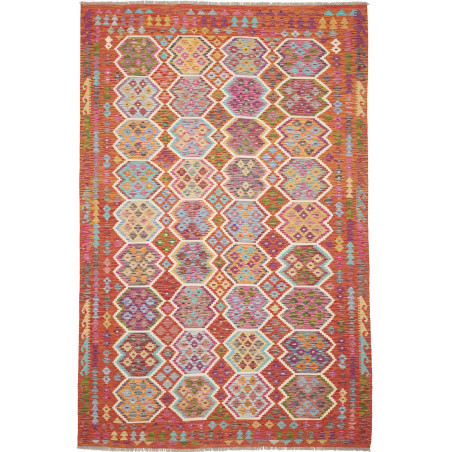 Rug Kilim Afghanistan 203x309 Rust Orange Terra