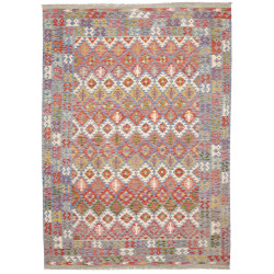 Rug Kilim Afghanistan 204x292 Sky Blue Terracot
