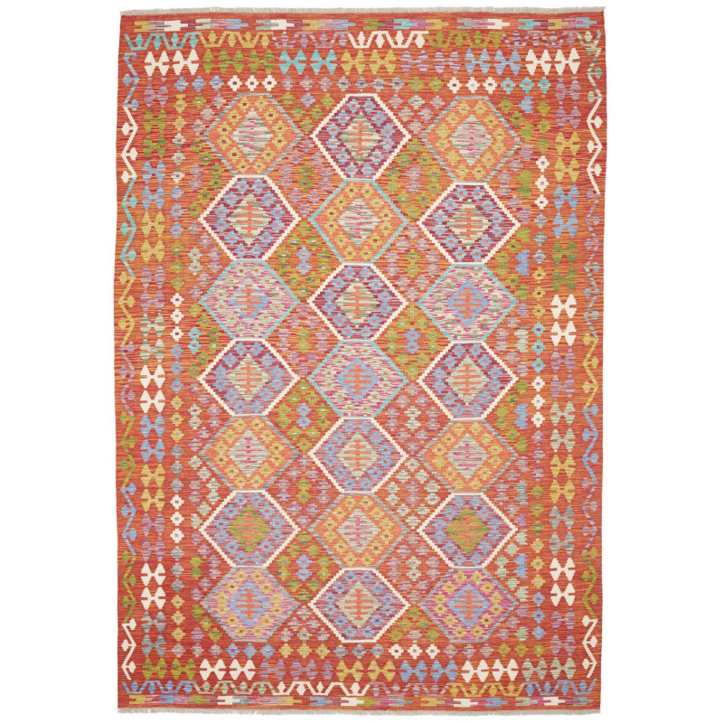 Rug Kilim Afghanistan 204x299 Terracotta Orange