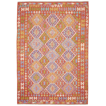 Rug Kilim Afghanistan 204x299 Terracotta Orange