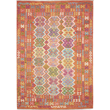 Rug Kilim Afghanistan 205x292 Orange Terracotta