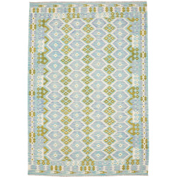 Rug Kilim Afghanistan 205x296 Light Blue Turquo