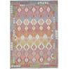 Rug Kilim Afghanistan 208x294 Abstract Blue Gre