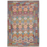 Rug Kilim Afghanistan 208x301 Grey Multicolored