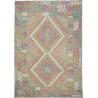 Rug Kilim Afghanistan 212x293 Sky Blue Orange C