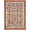 Rug Kilim Afghanistan 213x296 Multicolor Pink B