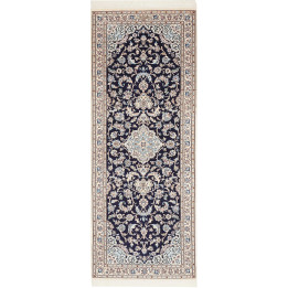 Tappeto Originale Nain 6la Persia 77x209 Blu Sc