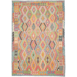 Rug Kilim Afghanistan 202x289 Light Blue Pink O