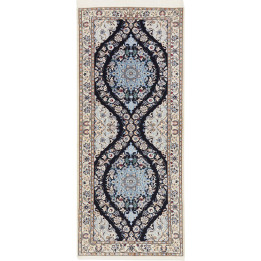 Tappeto Originale Nain 6la Persia 73x175 Blu Sc