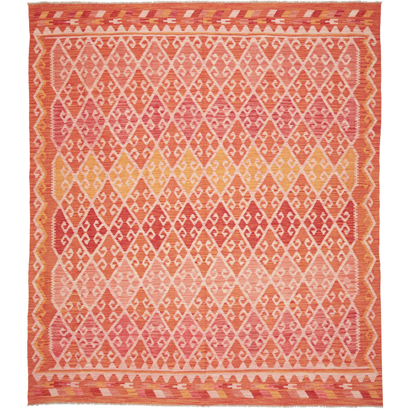 Rug Kilim Afghanistan 260x293 Orange Red Coral