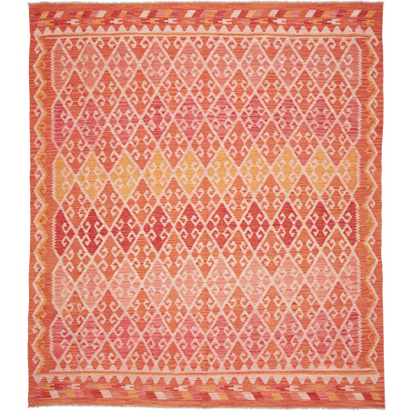 Rug Kilim Afghanistan 260x293 Orange Red Coral