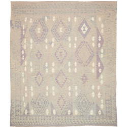 Rug Kilim Afghanistan 242x290 Light Grey Beige