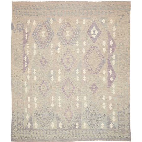 Rug Kilim Afghanistan 242x290 Light Grey Beige