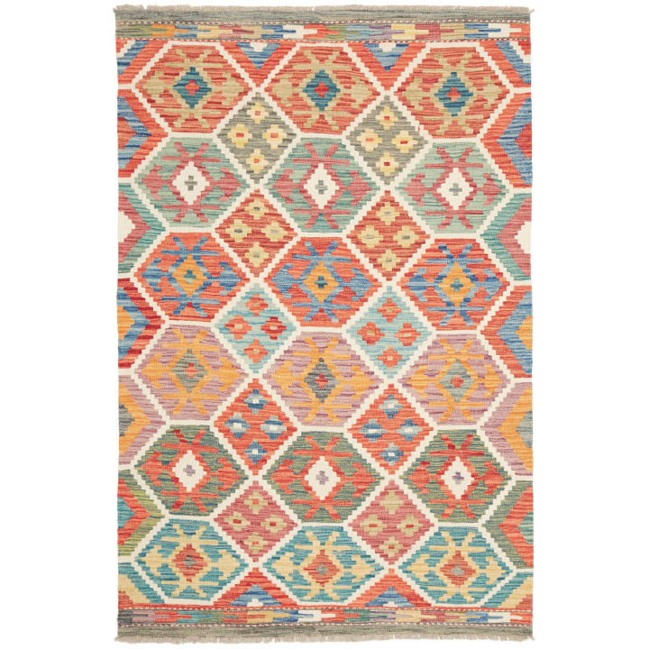 Tappeto Originale Kilim Afghanistan 124x189 Ros