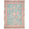 Rug Kilim Afghanistan 210x292 Sky Blue Coral Wh
