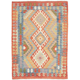 Hand Made Rug Kilim Afghanistan 123x173 Red Lig