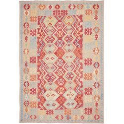 Rug Kilim Afghanistan 206x299 Terracotta Beige