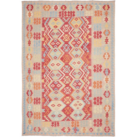 Rug Kilim Afghanistan 206x299 Terracotta Beige