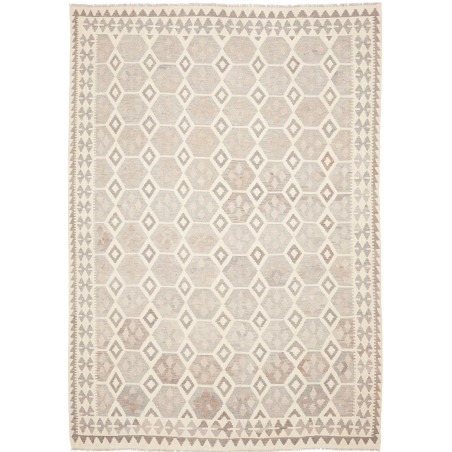 Rug Kilim Afghanistan 206x295 Beige Light Grey