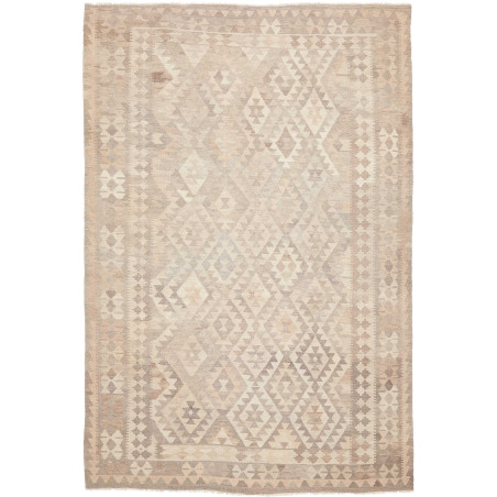 Rug Kilim Afghanistan 196x293 Cream Beige Light