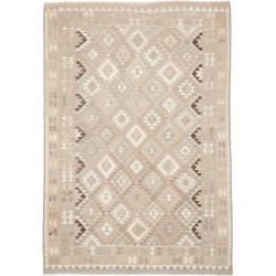 Rug Kilim Afghanistan 204x295 Beige Grey Cream