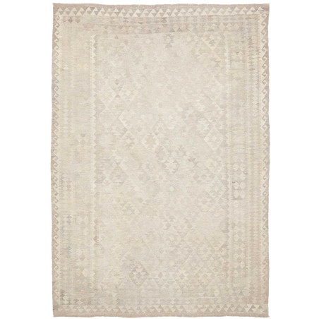 Rug Kilim Afghanistan 208x294 Light Beige Grey